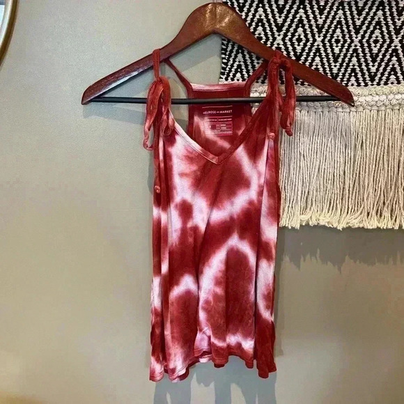 MELROSE AND MARKET TIE DYE TIE TANK TOP - Picture 1 of 4